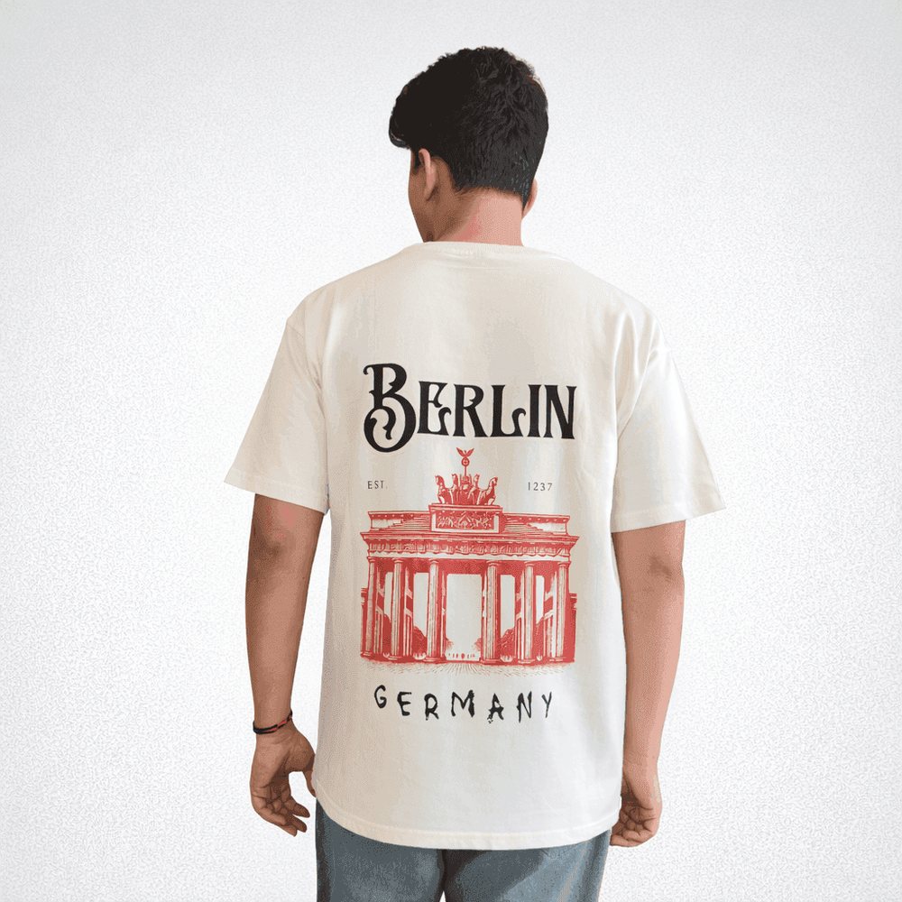 World Icon Series, Berlin oversized tee back print