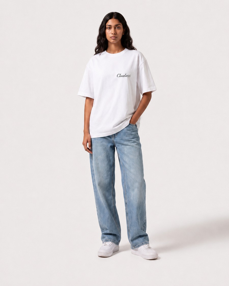 Hindustan Agra Edition tee in white, Taj Mahal back print, view 3