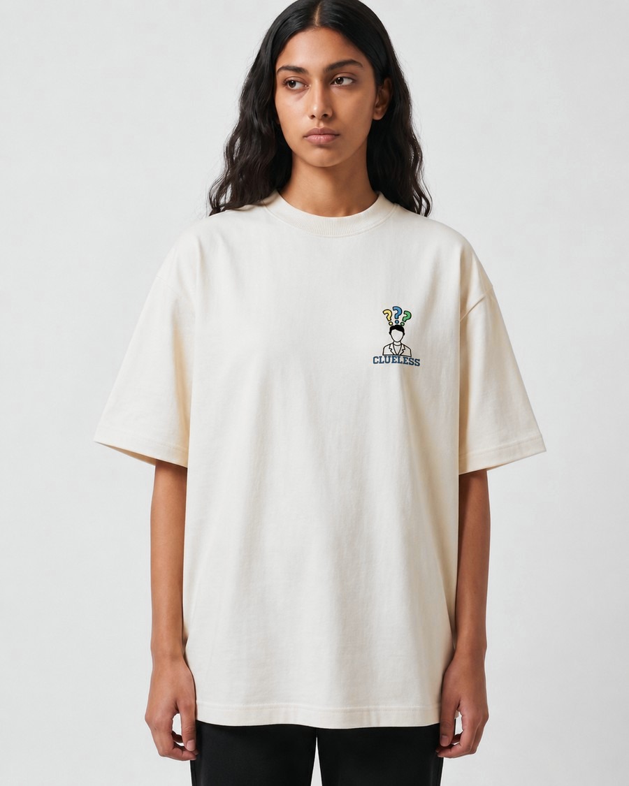 Paris Patisserie oversized tee in white, Paris back print, view 2