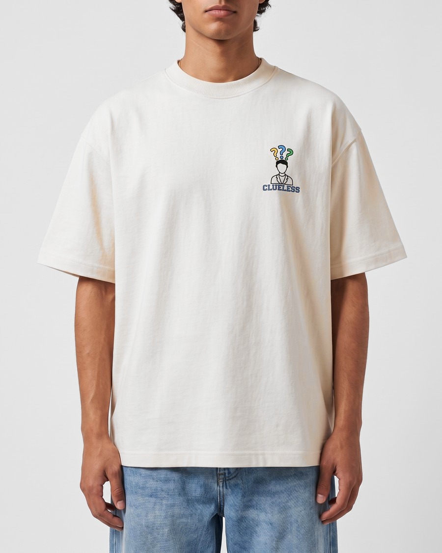 Paris Patisserie oversized tee in white, Paris back print, view 5