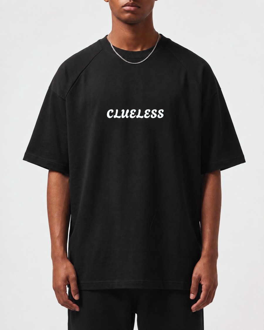 Tokyo City oversized tee in black, Tokyo Japan back print, view 1