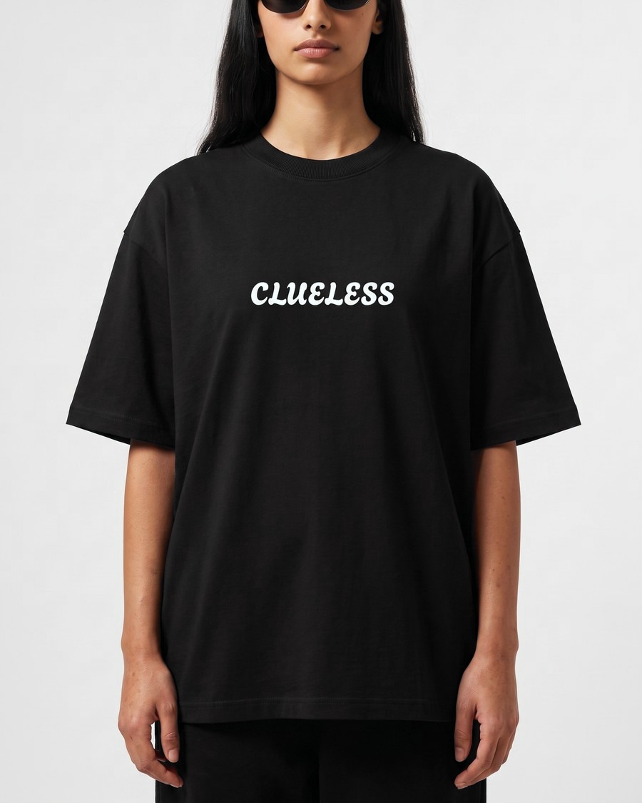 Tokyo City oversized tee in black, Tokyo Japan back print, view 5