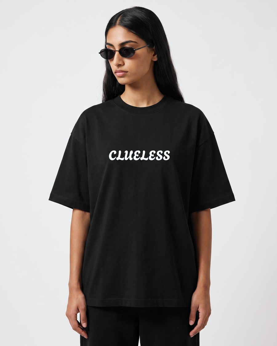 Tokyo City oversized tee in black, Tokyo Japan back print, view 6