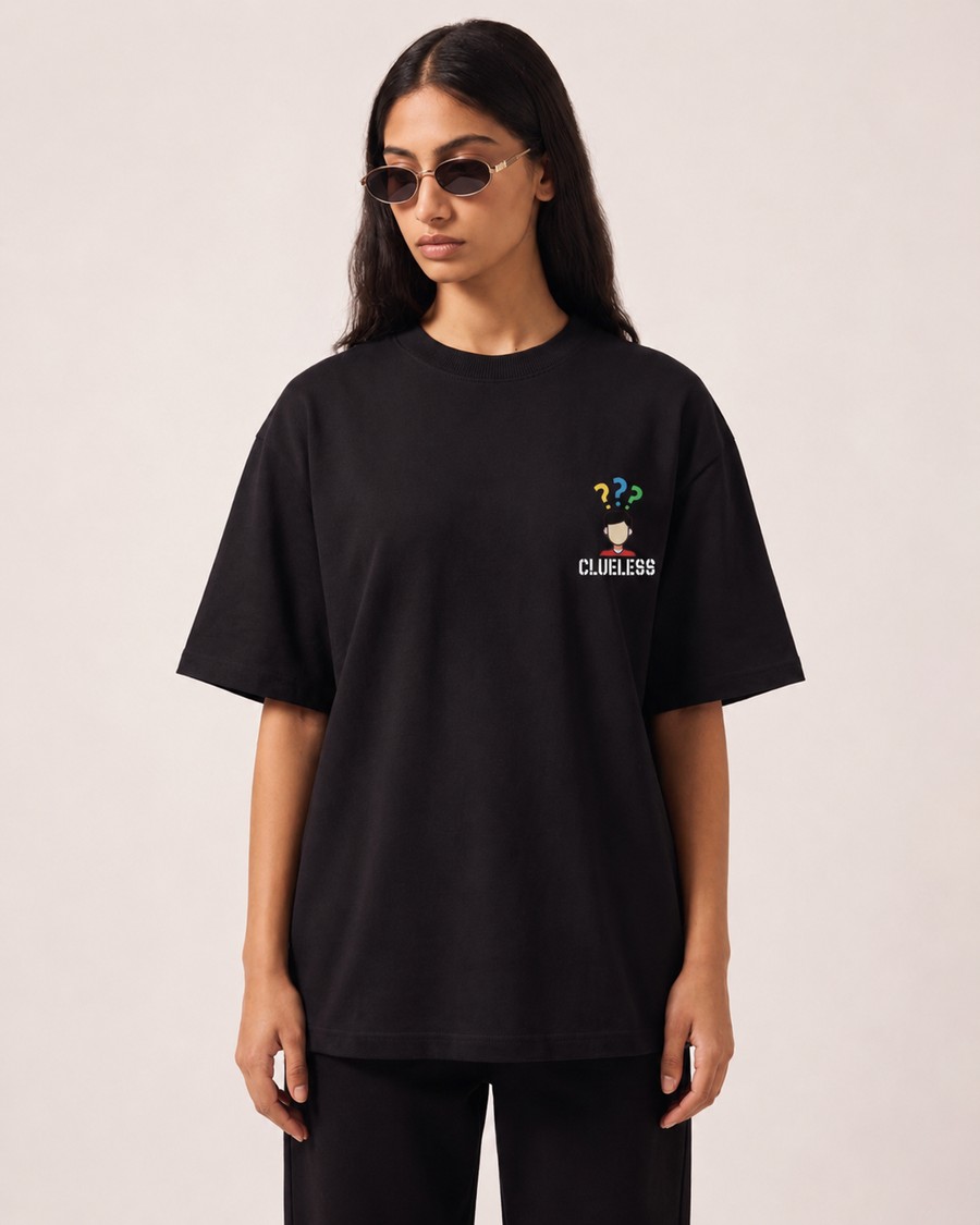 United Kingdom Streetcore tee in black, Fallen back print, view 2