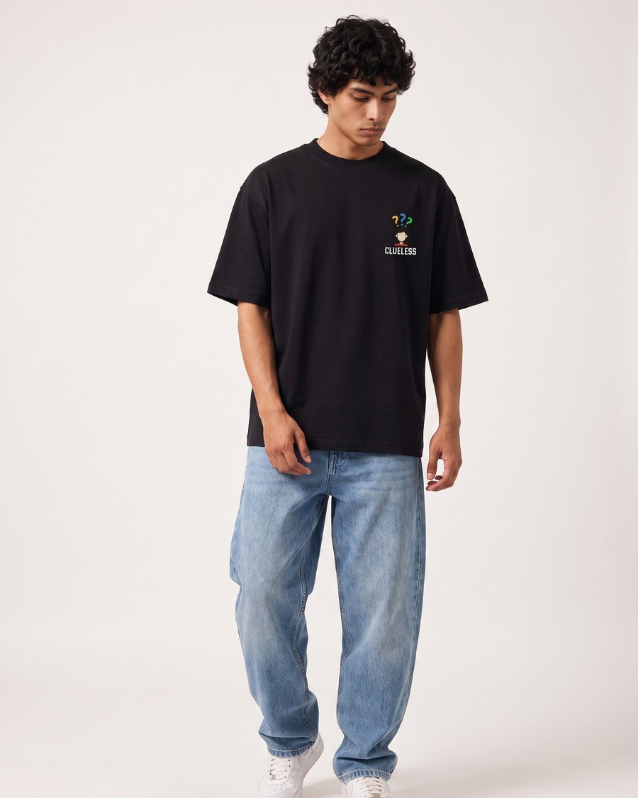 United Kingdom Streetcore tee in black, Fallen back print, view 6